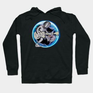 Guitar Player Rocks out on the Guitar Hoodie